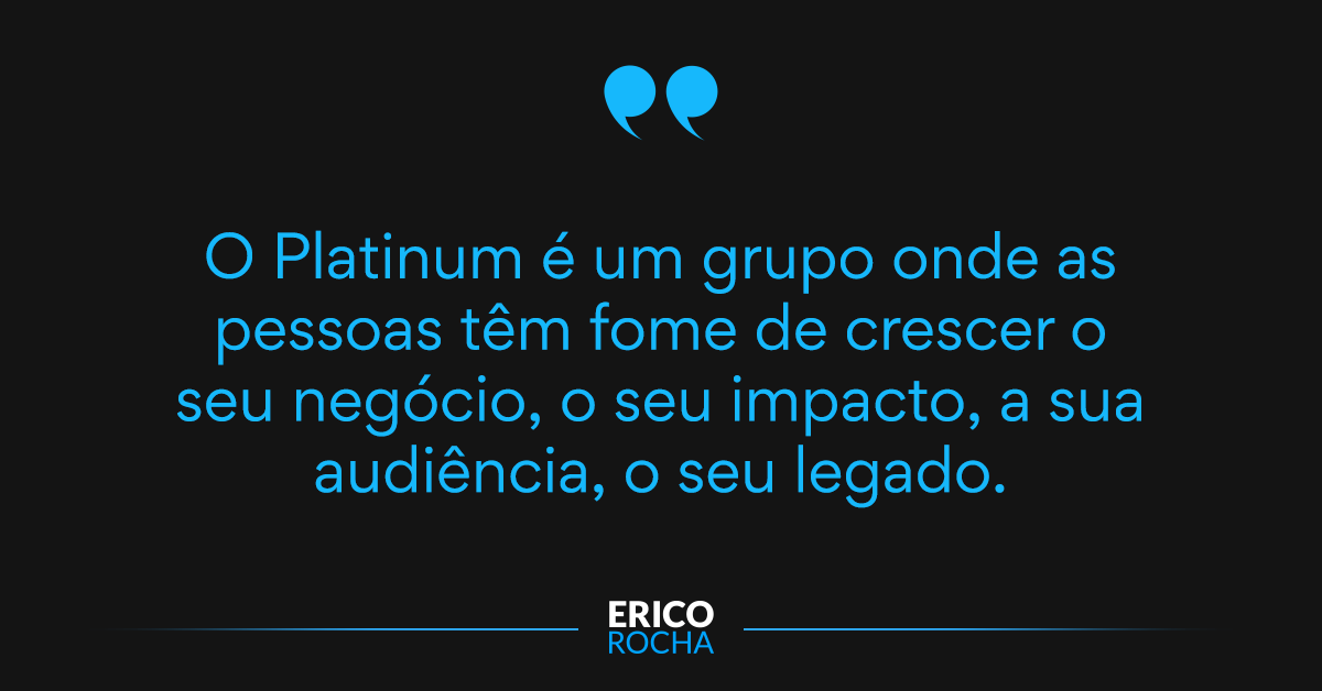 Platinum: o que acontece quando eu reúno o meu time de faixas-preta